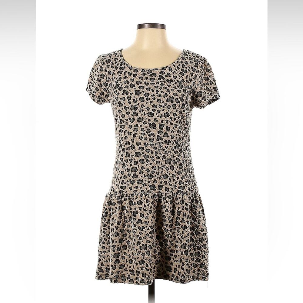 Sady & Lu leopard print‎ drop waist dress, med